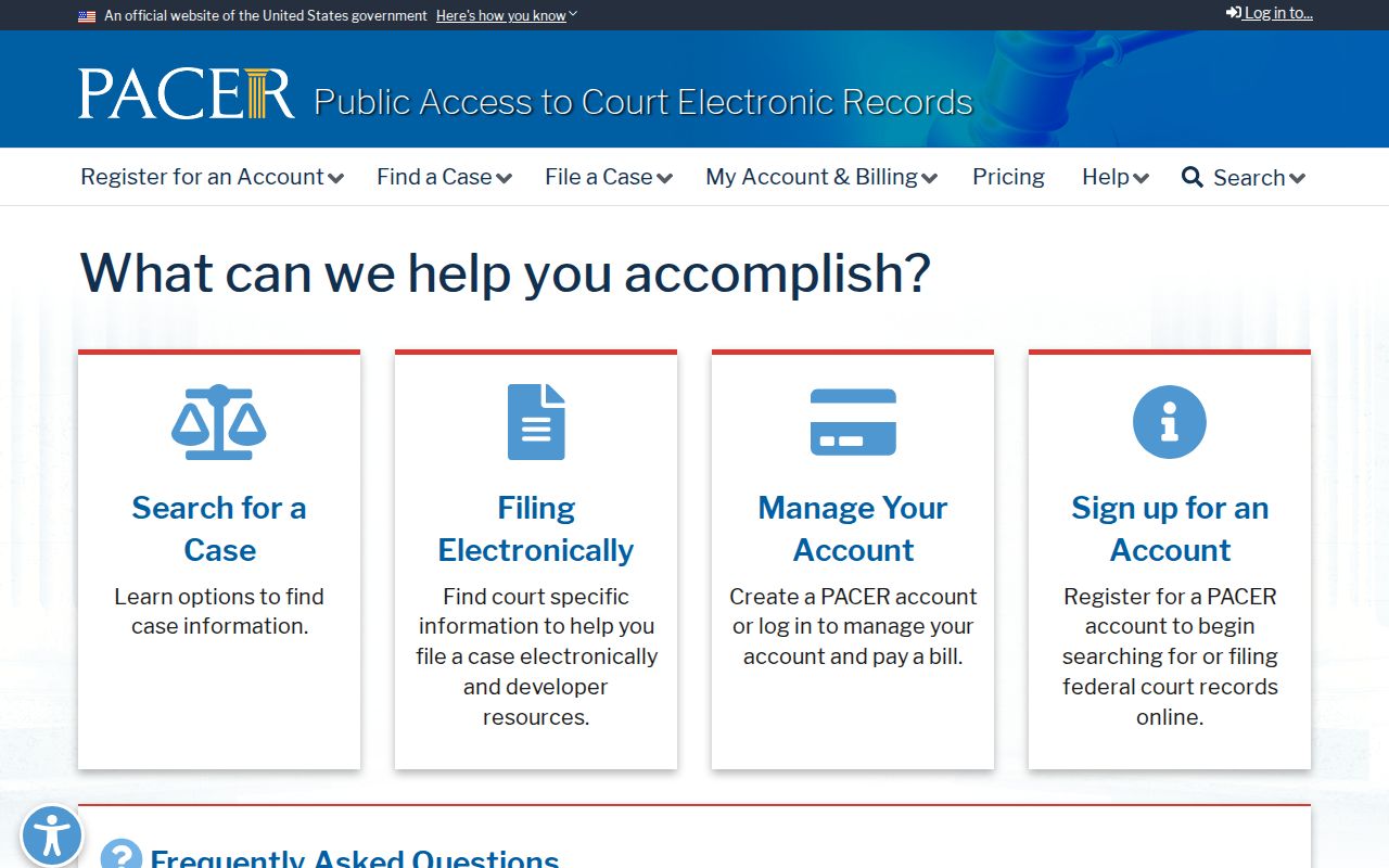 PACER federal court records beyond Dubuque County criminal courts